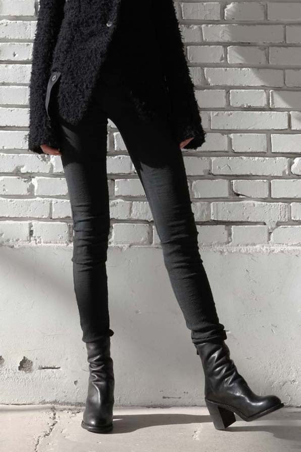 Marc Le Bihan stretch bodysuit collection 10 meters of silk shrunk handmade in France MLB-24900-HEI high waist leggings PMLB2